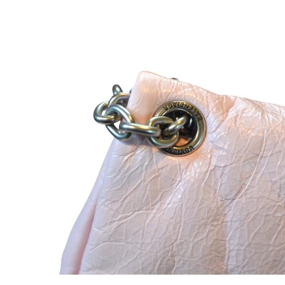 Balenciaga Monaco Mini Shoulder Bag in Rose Pink - Picture 6 of 11